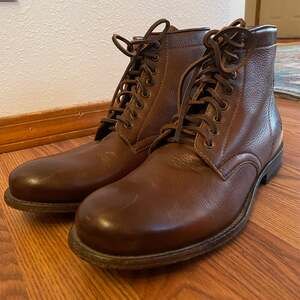 FRYE Nearly New Tyler Lace Up Men's Leather Boots Brown Size 12 US